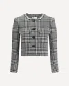Self-portrait Wool Houndstooth Tailored Jacket Jackets Multicolor