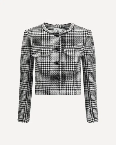 SELF-PORTRAIT CHECK BLAZER