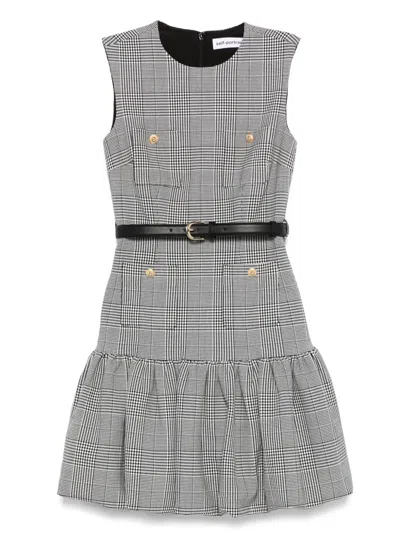 SELF-PORTRAIT CHECKED DRESS