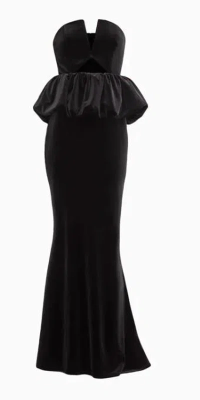Self-portrait Chic Minimalist Dress Design In Black