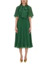 Self-portrait Chiffon Cape Midi Dress