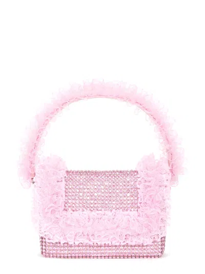 SELF-PORTRAIT CHRISTOPHER KANE RESIDENCY HANDBAG WITH ALL-OVER SEQUINS