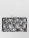 Self-portrait Clutch Bag Rectangular Shape Strass Pattern Bow