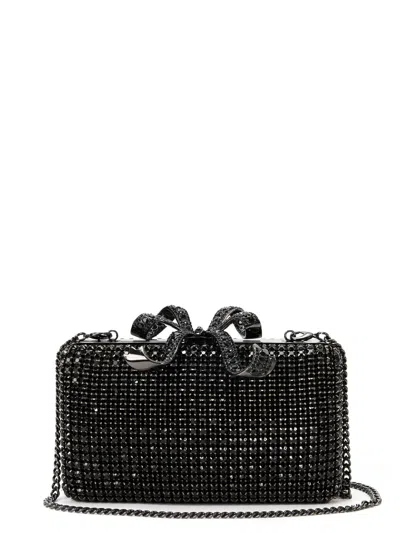 Self-portrait Clutch In Black
