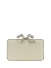 Shop Self-portrait Clutch Pearl Box In White