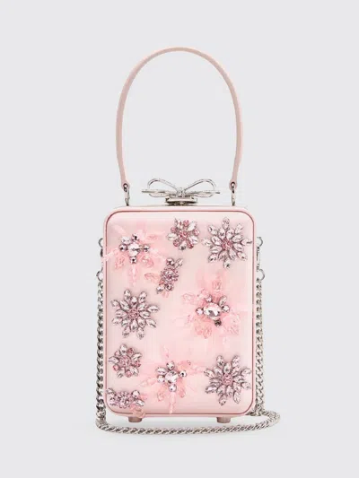 Self-portrait Clutch  Woman Color Pink