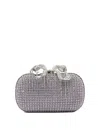 Self-portrait Chainmail Crystal-embellished Clutch