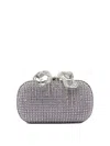 Self-portrait Chainmail Crystal-embellished Clutch