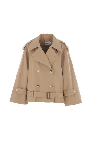 Self-portrait Coats In Brown