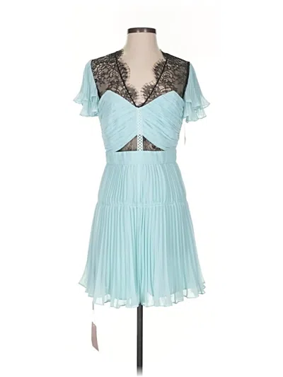 Self-portrait Cocktail Dress In Blue