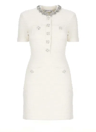 SELF-PORTRAIT COTTON BLEND DRESS