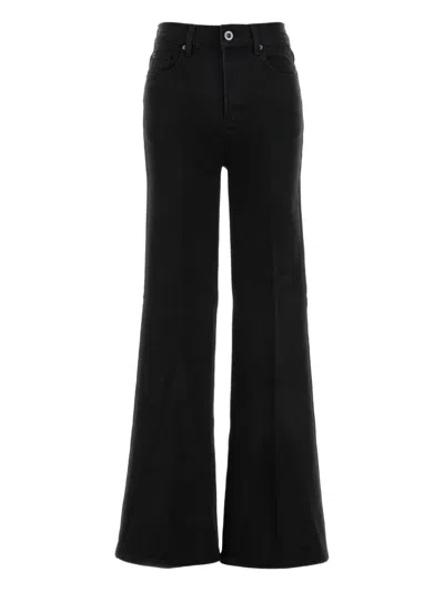 SELF-PORTRAIT COTTON-BLEND JEANS