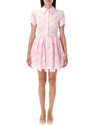 Self-portrait Cotton Broderie Mini Dress