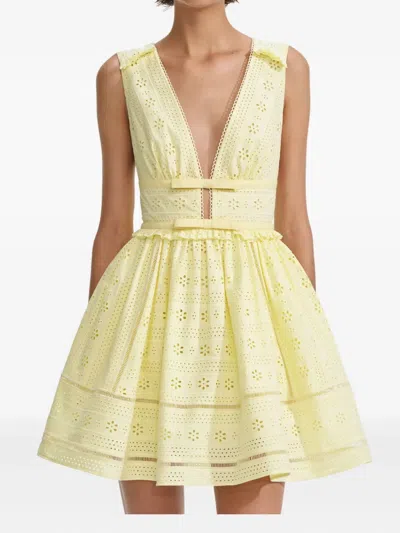 SELF-PORTRAIT COTTON DRESS