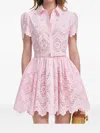 Self-portrait Cotton Dress - Women's - Cotton In Pink