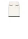 Self-portrait Self Portrait Women Ivory Bow Jacquard Knit Mini Skirt In Ivory