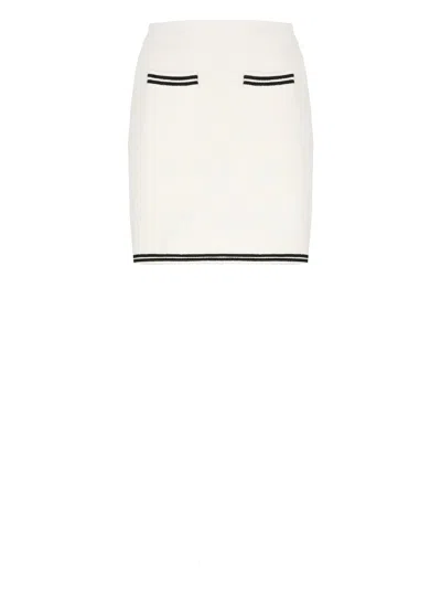 SELF-PORTRAIT COTTON MINI SKIRT