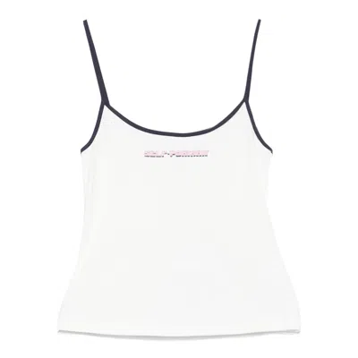 Self-portrait Cotton Tops In White