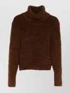 SELF-PORTRAIT COZY HIGH NECK TURTLENECK KNIT SWEATER