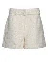 Self-portrait Lurex Boucle Shorts