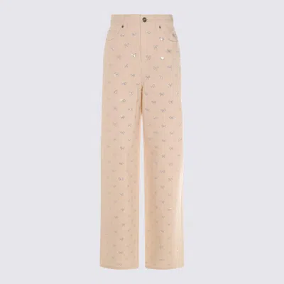 SELF-PORTRAIT SELF-PORTRAIT CREAM JEANS