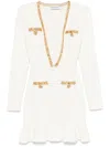 Self-portrait Lurex-detail Knitted Mini Dress