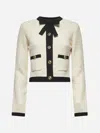 Self-portrait Women Cardigan With Bow And Sequins