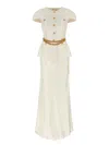 Self-portrait Chain Belt Maxi Dress