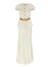 Self-portrait Chain Belt Maxi Dress