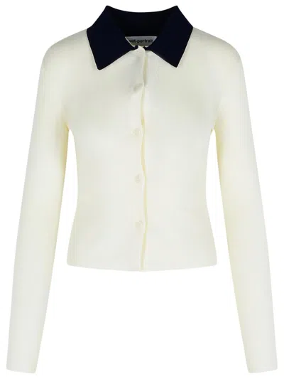 SELF-PORTRAIT SELF-PORTRAIT CREAM WOOL BLEND SWEATER