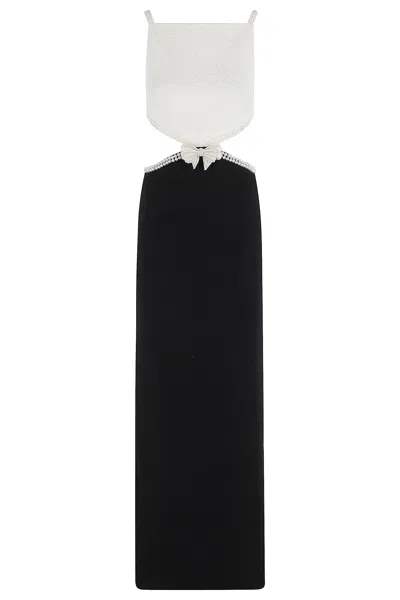 SELF-PORTRAIT CREPE MAXI DRESS