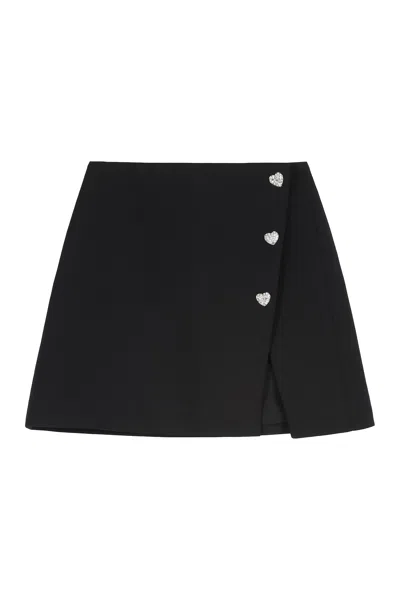 Self-portrait Crepe Mini Skirt