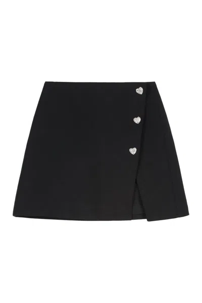 Self-portrait Crepe Mini Skirt