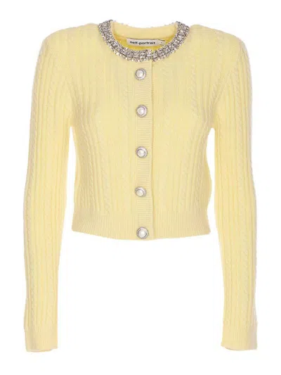 SELF-PORTRAIT CREWNECK CARDIGAN