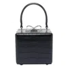 Self-portrait Self Portrait Micro Leather Handbag In Black