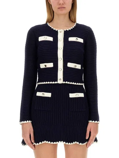 SELF-PORTRAIT SELF-PORTRAIT CROCHET CARDIGAN