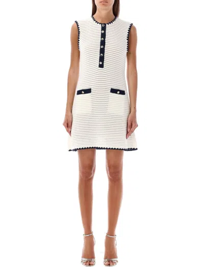 SELF-PORTRAIT CROCHET MINI DRESS