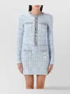 Self-portrait Blue Check Jacket