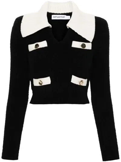 Self-portrait Cropped Sweater