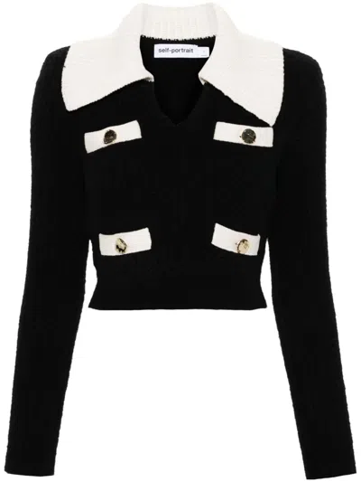 SELF-PORTRAIT CROPPED SWEATER