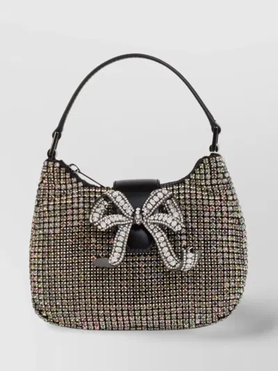 Self-portrait Crystal Bow Chain Shoulder Bag