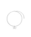 Self-portrait Crystal Bow Tennis Necklace