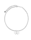 Self-portrait Crystal Bow Tennis Necklace