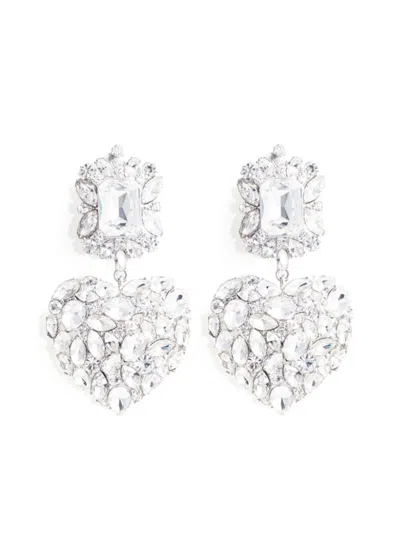 SELF-PORTRAIT CRYSTAL DROP EARRINGS