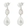 SELF-PORTRAIT SELF-PORTRAIT CRYSTAL DROPLET EARRINGS