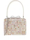 Self-portrait Crystal-embellished Bow Tote Bag In White