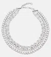 Self-portrait Crystal-embellished Choker