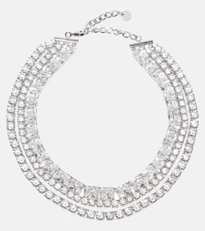 Self-portrait Crystal-embellished Choker