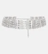 Self-portrait Crystal-embellished Choker In Metallic