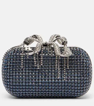 Self-portrait Crystal-embellished Clutch